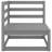 Pine Outdoor Lounge Chair with Ottoman