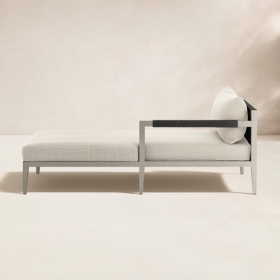 Nida 33'' Outdoor Aluminum Chaise Lounge