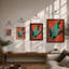 Tropical Leaves Rising Botanical - Print-300341062-300341056