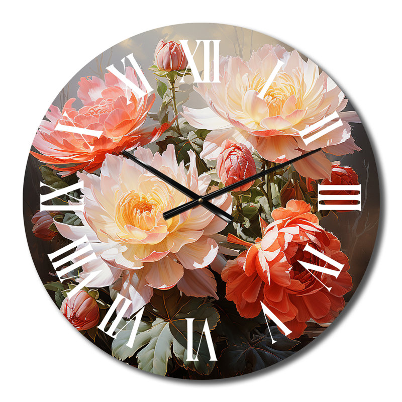 Horloge murale Coral Cactus, Moyenne