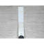 Tapis oriental 2 pi 10 po x 4 pi 9 po blanc uni, motif uni uni, en laine Ghazni filée à la main, luxuriante et moelleuse