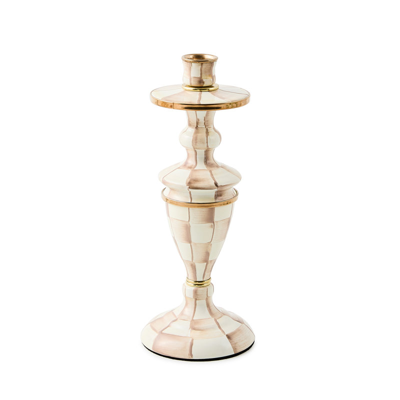 Mocha Check Candlestick