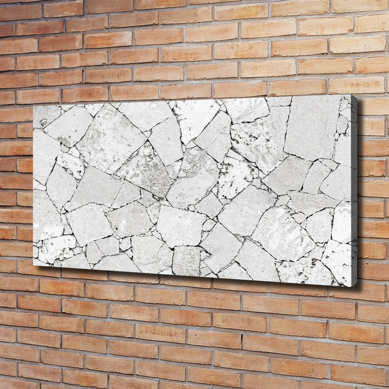 A Stone Wall - Wrapped Canvas Print