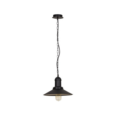 Luminaire suspendu conique à 1 lumière Croyd