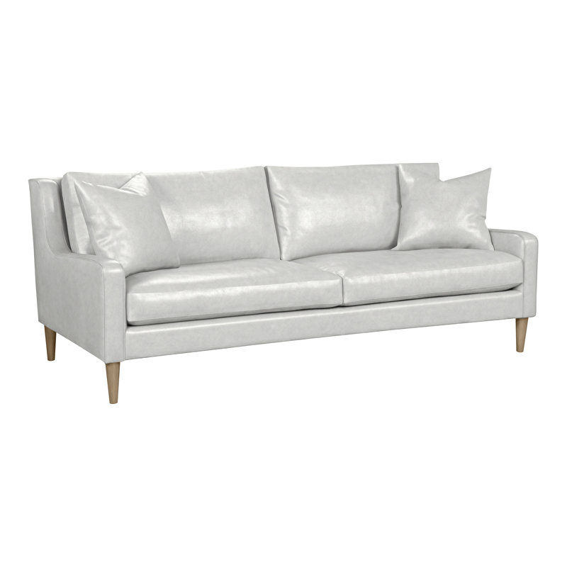 Josie Sofa, Gatsby Brown Sugar Genuine Leather, Hampton