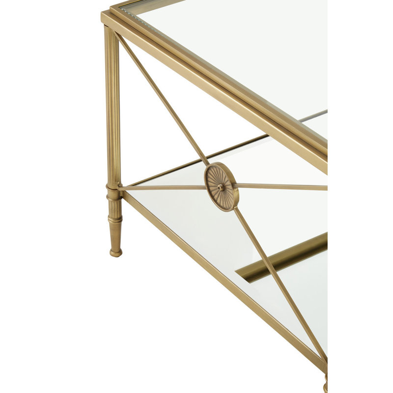 Blacke Frame Coffee Table with Storage