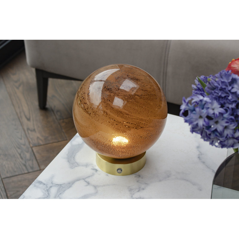 Chonita Glass USB Globe Lamp