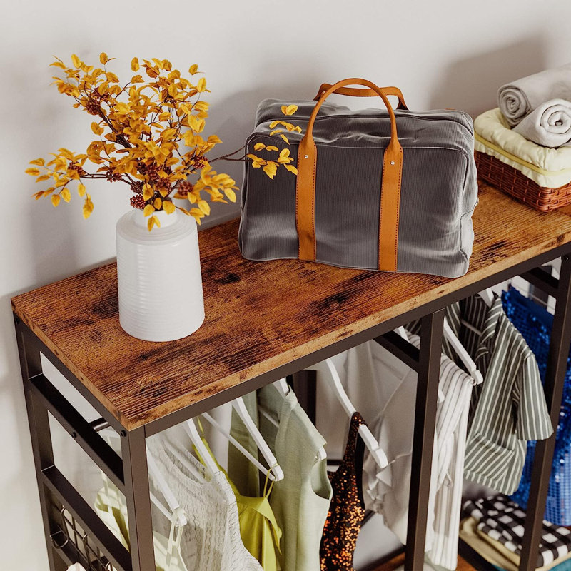 78.7'' Metal Clothing Rack