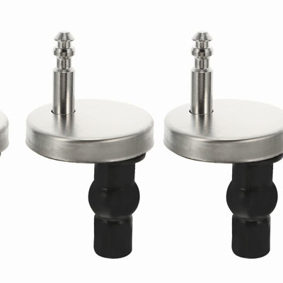 Ultimate Bidet Seat Hinge Kit: 2pcs Top Fix Screws & Nuts for Easy Installation