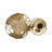 12/15" Tavarris Gold Bowls