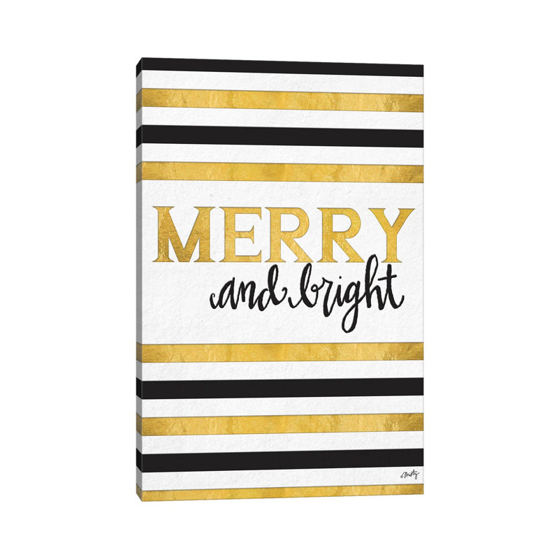 Merry And Bright by Misty Michelle - Wrapped Canvas Gallery-Wrapped Canvas Giclée, 20.32 cm H x 30.48 cm W