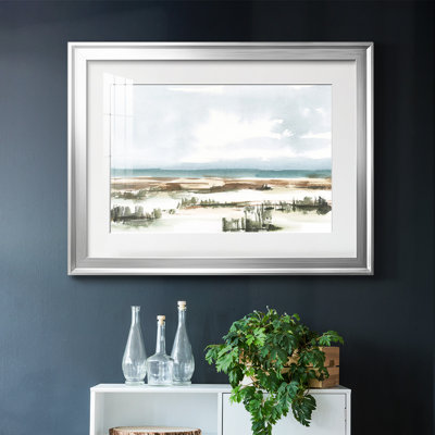" Coastal Wetlands Watercolor I "