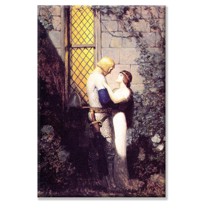 Oh, Gentle Knight by N.C. Wyeth Painting Print