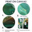 Abstrait vert et or Marble River IV - art mural moderne sur toile-1718520509-1718520506-1718520508