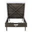 Chaise longue inclinable avec coussins Esmai-339738198