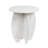 Karamvir Marble Cross Base End Table