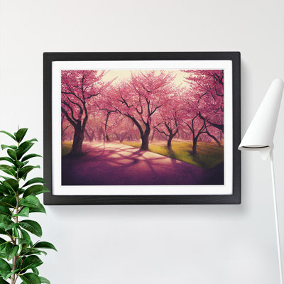 Breathtaking Cherry Blossom Trees - Single Picture Frame Print