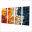 Biomorphism Fragments Forms III - Cubism Wall Art - ensemble d'art mural moderne-573978884-573978881
