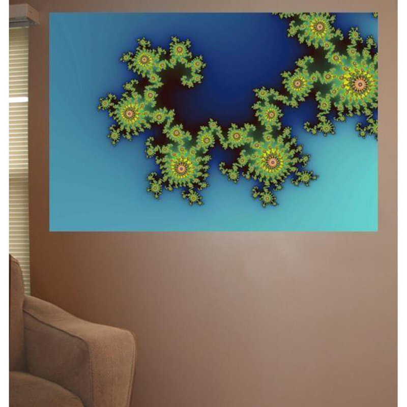 Affiche brillante de créature marine, 16 po x 24 po
