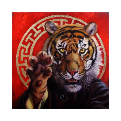 Legend of Tiger Claw 1 Piece Wrapped Canvas Painting