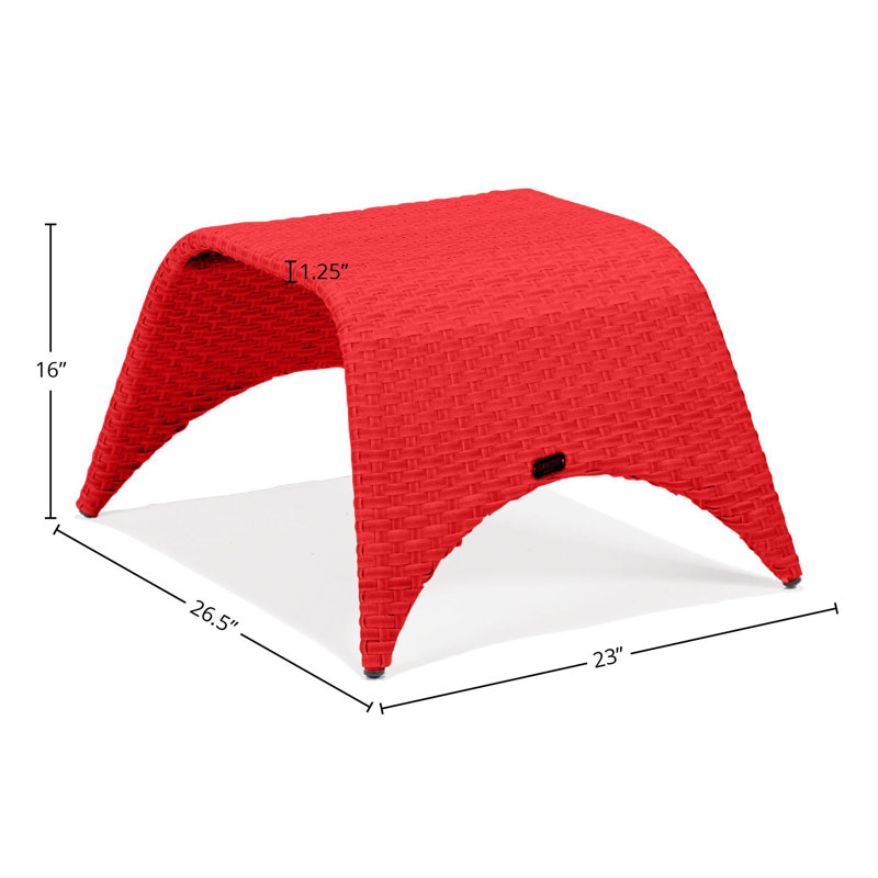 Table d'appoint Malibu Stack, Rouge