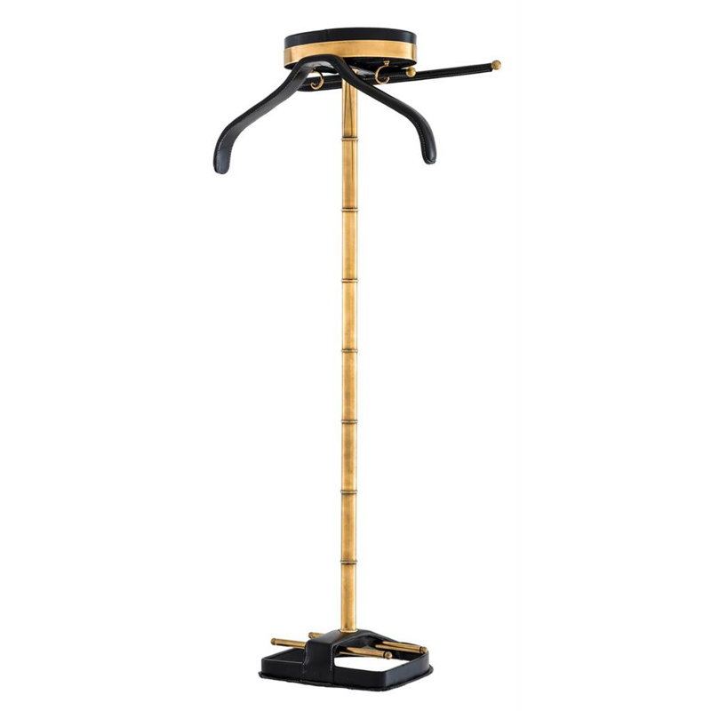 McKinsey 2 - Hook Coat Rack, Vintage Brass