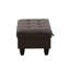 Repose-pieds avec rangement en faux cuir-1098297457