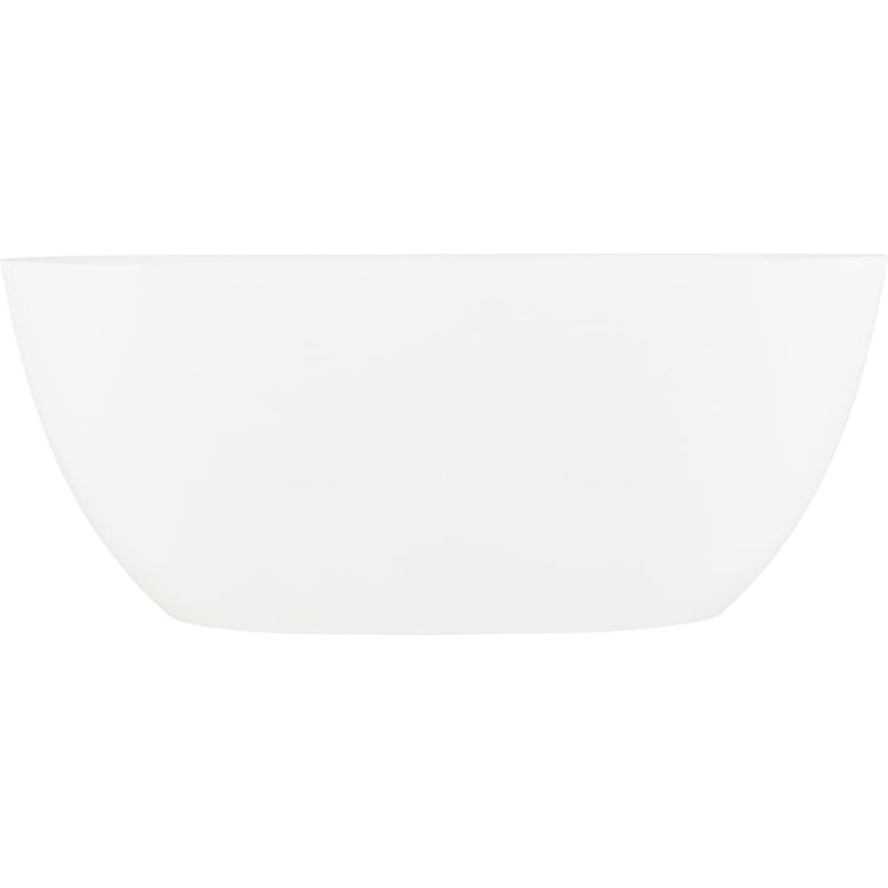 Catino 59'' Freestanding Soaking Solid Surface Bathtub