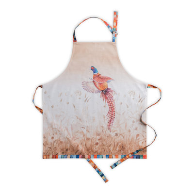 Maison d'Hermine Faisan D'Automne 100% Cotton Apron - 27.5" x 31.5"
