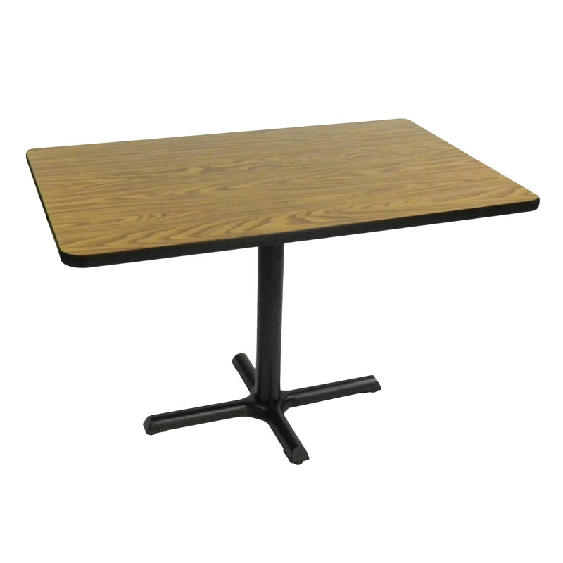 Table de salle de pause, l 42 po x P 30 po, Chêne médium