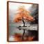 «Orange and Gray Forest Autumn Elegance II», art sur toile Forêt-526203690-487362354-487362365