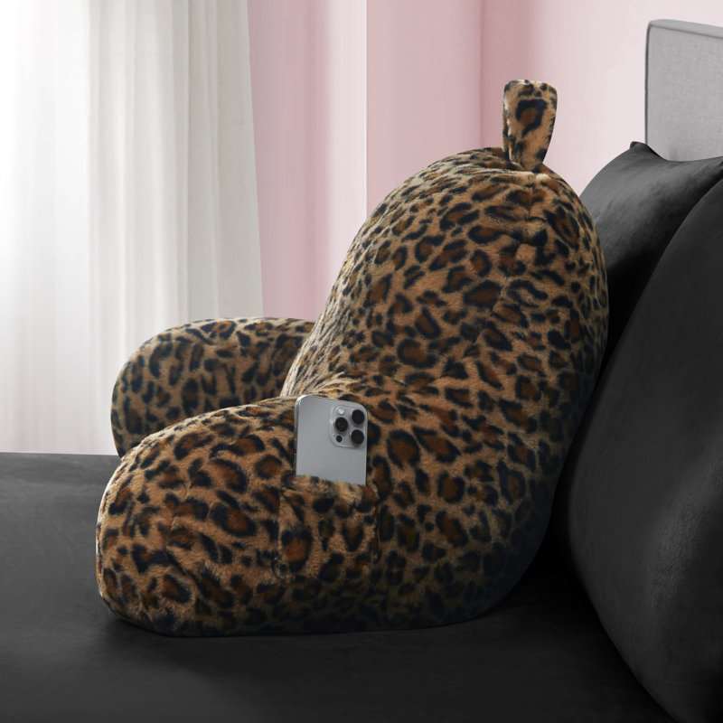 Juicy Couture Backrest Pillows, Leopard