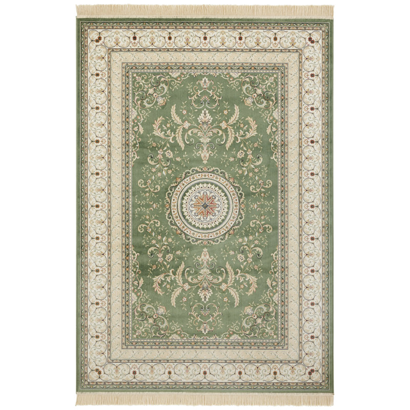 Antik Negar Machine Woven Cotton Indoor Rug, Rectangle 95 x 140cm