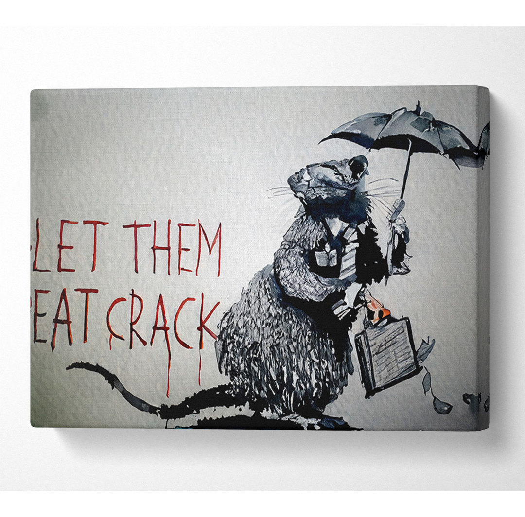 Let Them Eat Crack Leinwand Aquarell