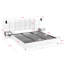 Très grand lit plateforme tapissier hydraulique en velours avec 2 tablettes, 2 lampes de lecture et un port USB-1995552502