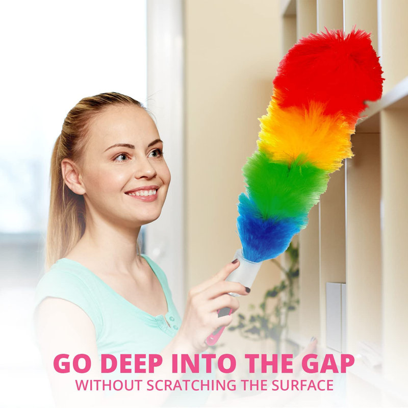 Nettoyeur multi-usages multicolore WBM Home Duster pour le nettoyage - (paquet de 3)