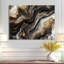Glam Gold Flows, agate noire - salon d'art mural en marbre-1103938402-1103938424