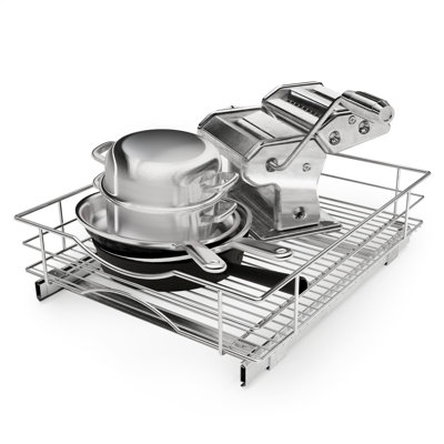 Pull-Out In-Cabinet Organizer with Ball-Bearing Gliders, 17" Width