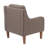 ECR4Kids Frankie Toddler Upholstered Arm Chair with Wooden Legs, Kids Furniture, Raisin