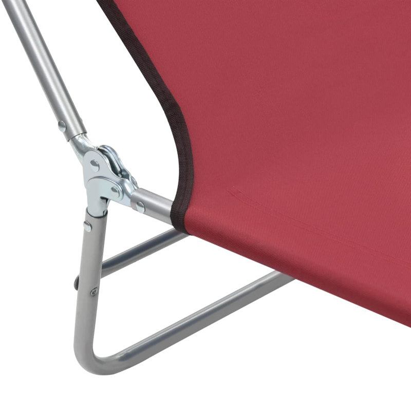 Tournelle 22.4" Long Double chaise, Red