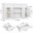 Arnolf 55.1" Modern Sideboard Buffet with Adjustable Shelves-936916109