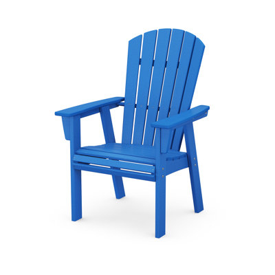 POLYWOOD Nautical Curveback Adirondack Dining Chair