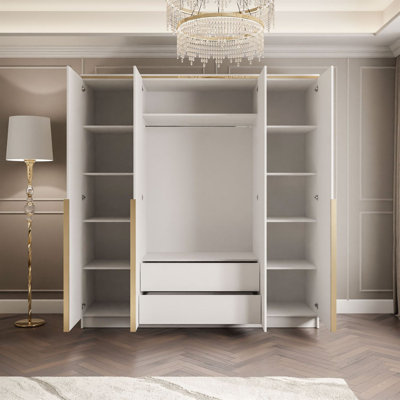 4 Door Manufactured Wood Wardrobe
