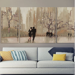 Winston Porter A Premium - 3 Piece Print on Canvas | Wayfair