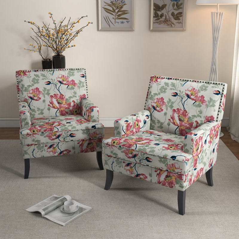 Fauteuil Kreitzer, 100 % polyester rouge