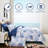 7-Piece Coastal Beach Comforter Set, Ocean Nautical All-Season Bedding-122815450-122815446