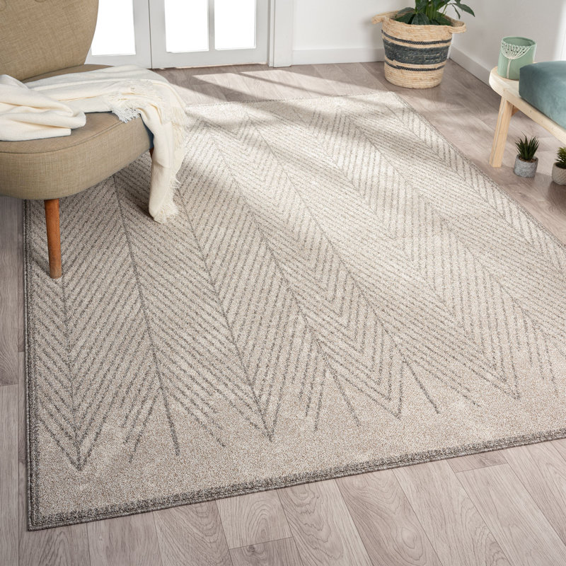 Geometric Indoor Rug, Rectangle 5'3" x 7'2"