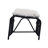 3 Pieces Wicker Outdoor Patio Furniture Set With Lounge Chair, Balcony Chairs Table Set With Cushions, Ottoman, Patio Conversation Sets For Garden ,Deck,And Porch-875580808