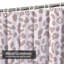Rideau de douche rose avec 12 crochets-786159955