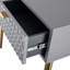Ensemble coiffeuse avec miroir Tristin Nordic-217938331